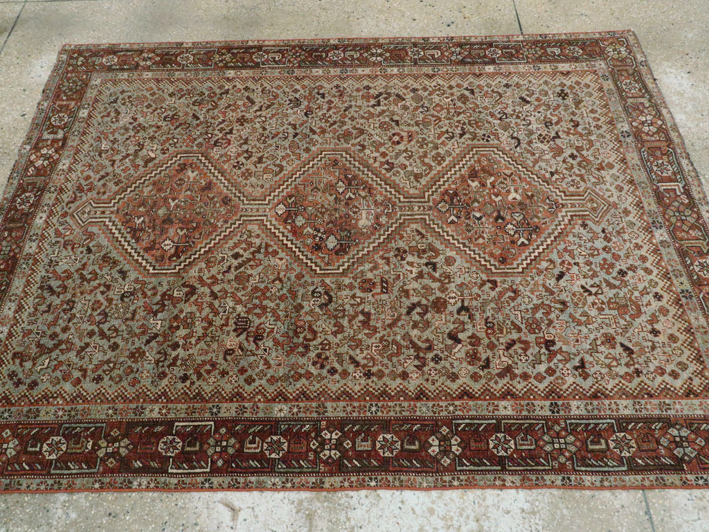Antique Persian Afshar Rug, No.23373 - Gss
