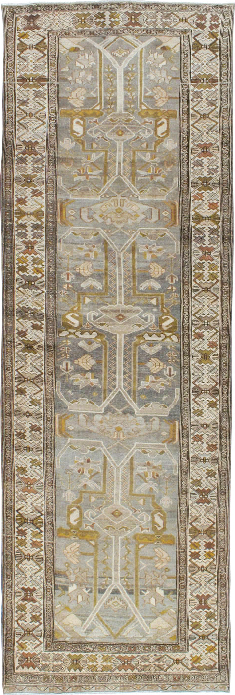 Vintage Persian Malayer Wide Gallery Runner, No.23375 - Gss