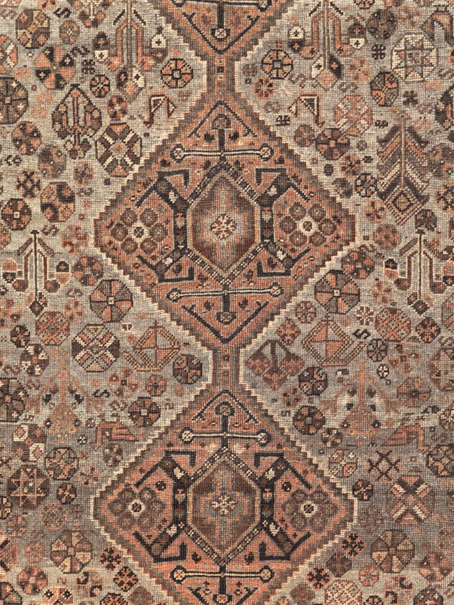 Vintage Persian Shiraz Carpet, No.23382 - Gss
