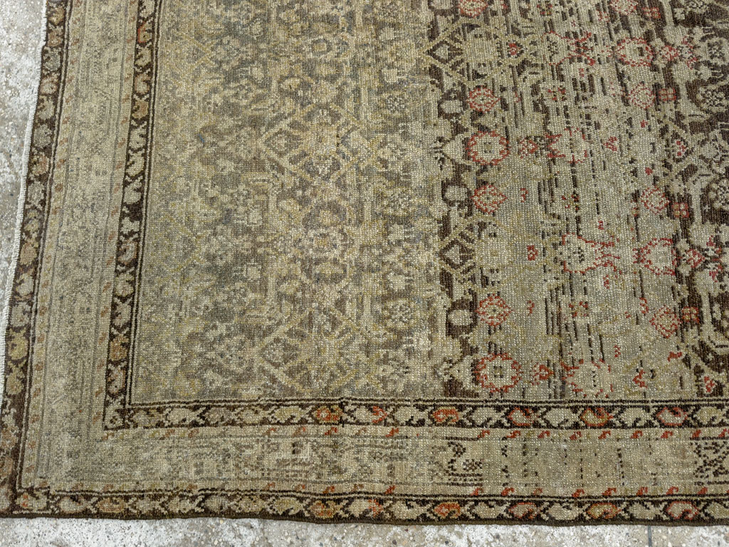 Vintage Persian Malayer Gallery Carpet, No.23384 - Gss