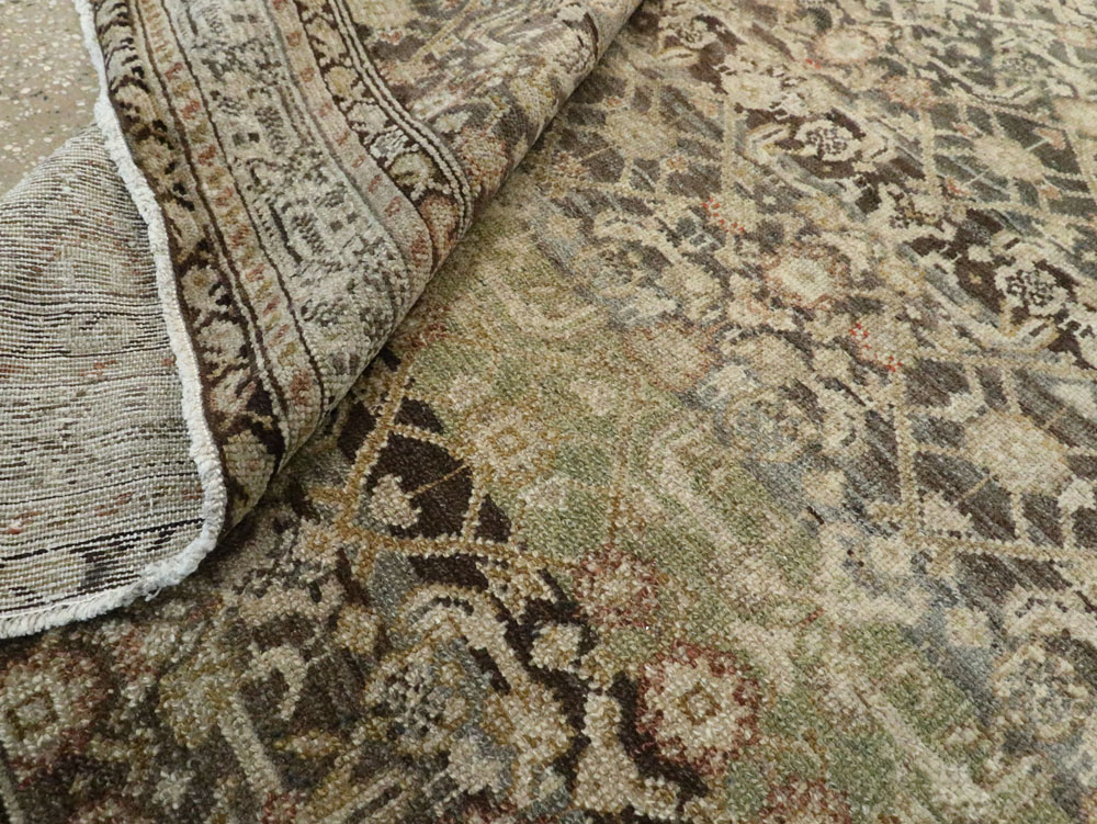 Vintage Persian Malayer Gallery Carpet, No.23384 - Gss