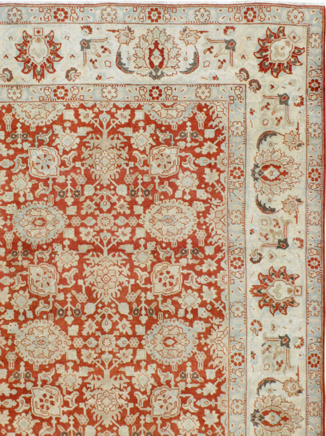 Antique Persian Tabriz Carpet, No.23386 - Gss