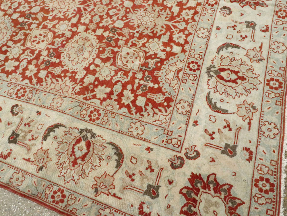 Antique Persian Tabriz Carpet, No.23386 - Gss