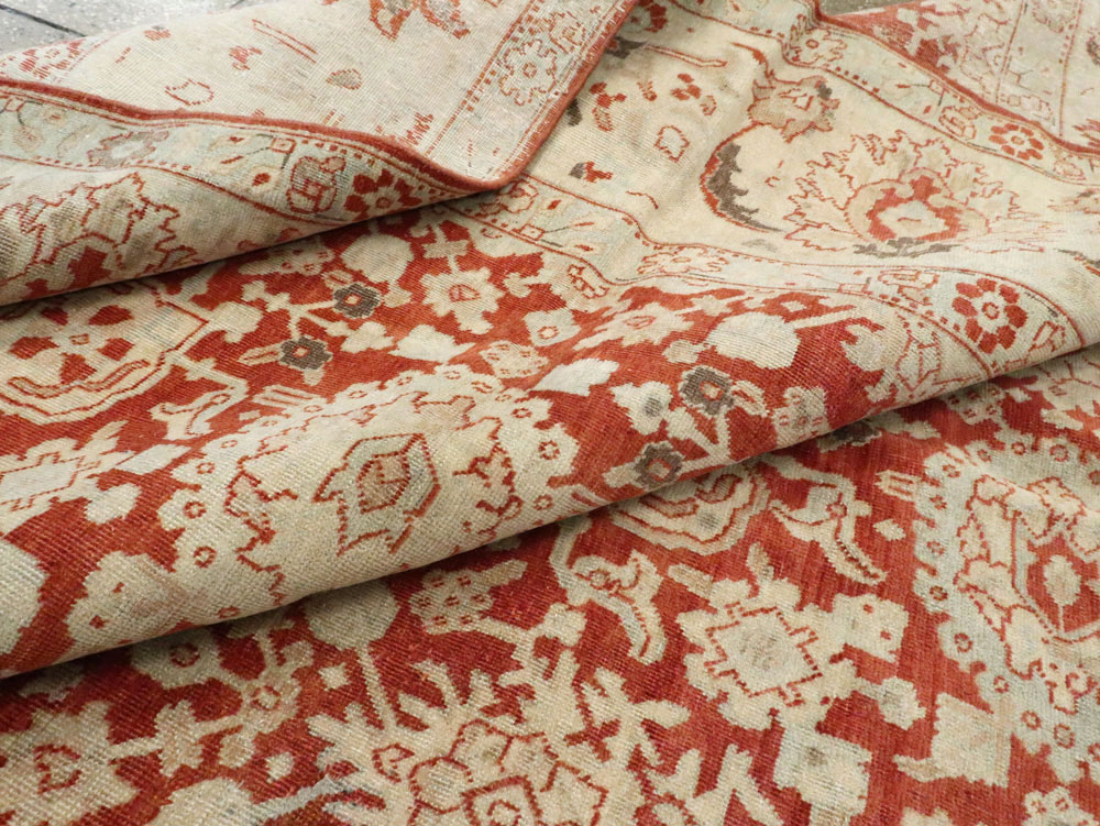 Antique Persian Tabriz Carpet, No.23386 - Gss