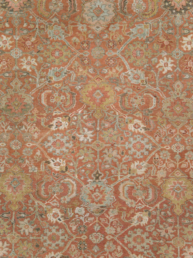 Antique Persian Mahal Room Size Carpet, No.23388 - Gss