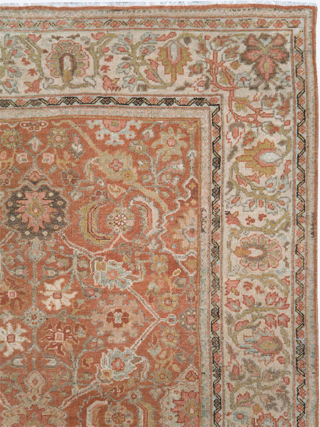 Antique Persian Mahal Room Size Carpet, No.23388 - Gss