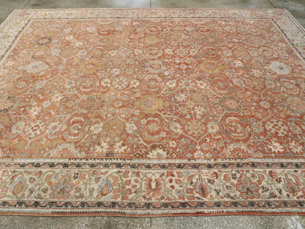 Antique Persian Mahal Room Size Carpet, No.23388 - Gss