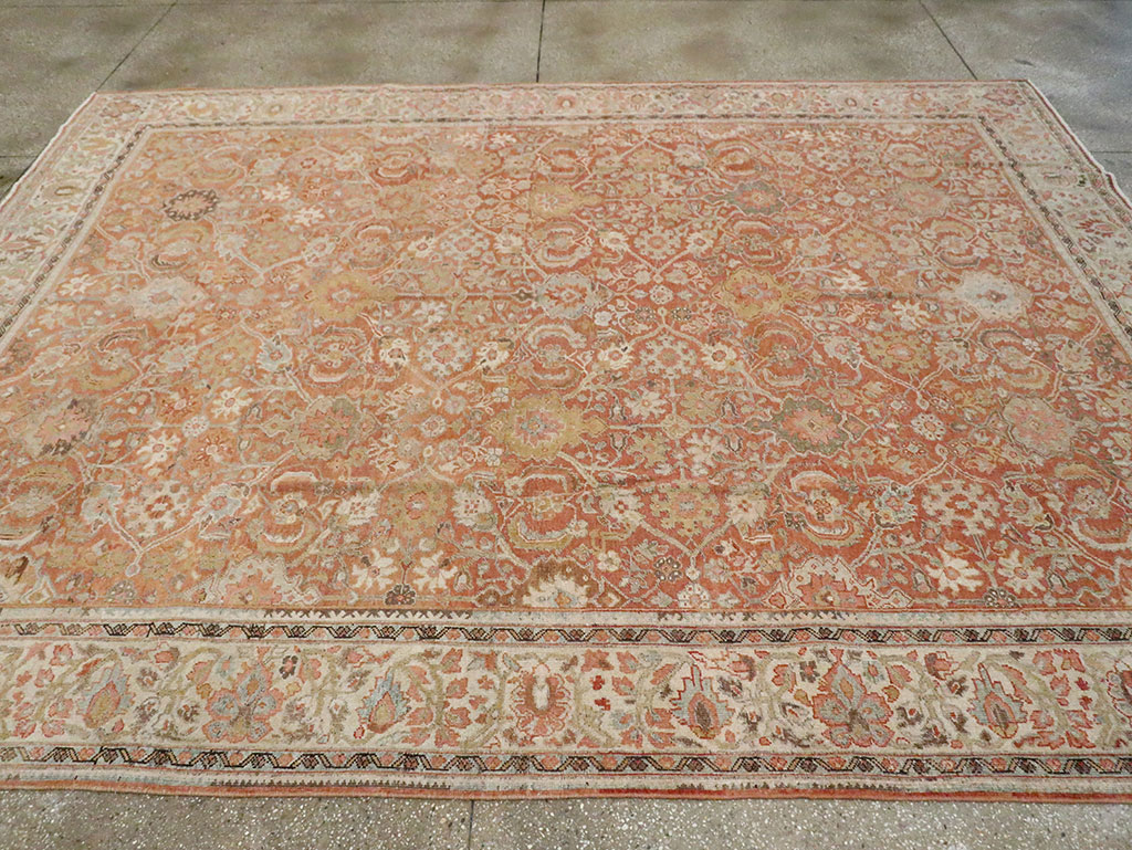 Antique Persian Mahal Room Size Carpet, No.23388 - Gss