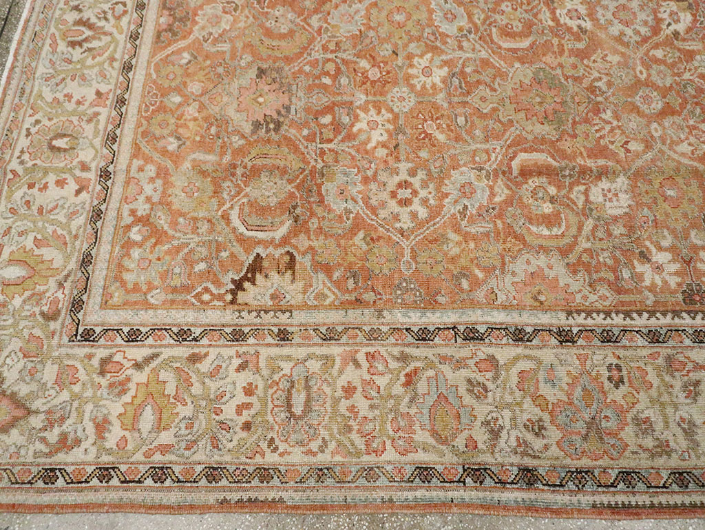 Antique Persian Mahal Room Size Carpet, No.23388 - Gss