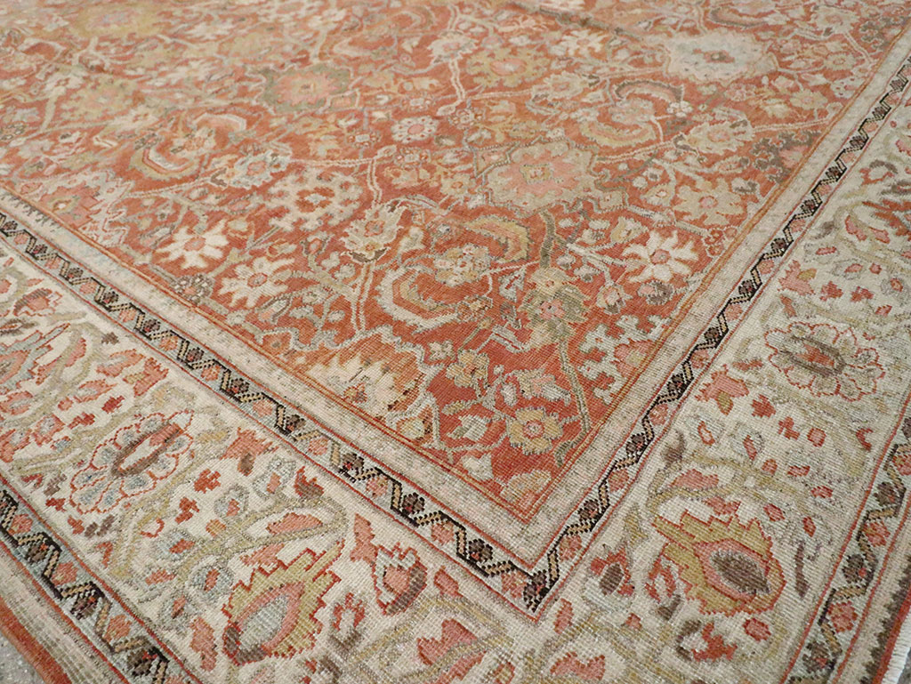 Antique Persian Mahal Room Size Carpet, No.23388 - Gss