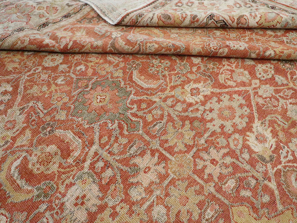 Antique Persian Mahal Room Size Carpet, No.23388 - Gss