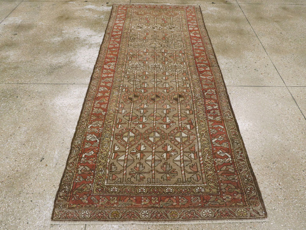 Vintage Persian Serab Gallery Carpet, No.23392 - Gss