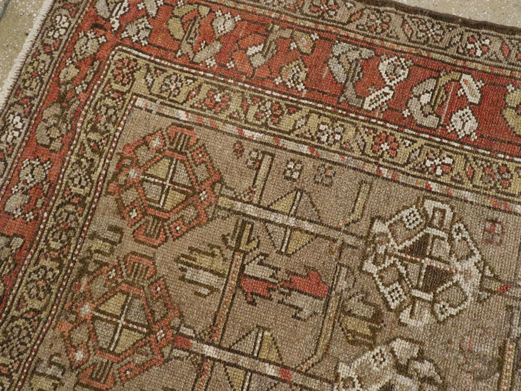 Vintage Persian Serab Gallery Carpet, No.23392 - Gss