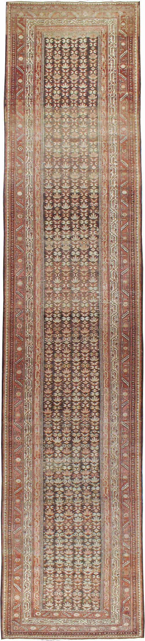 Vintage Persian Malayer Wide Gallery Runner, No.23396 - Gss