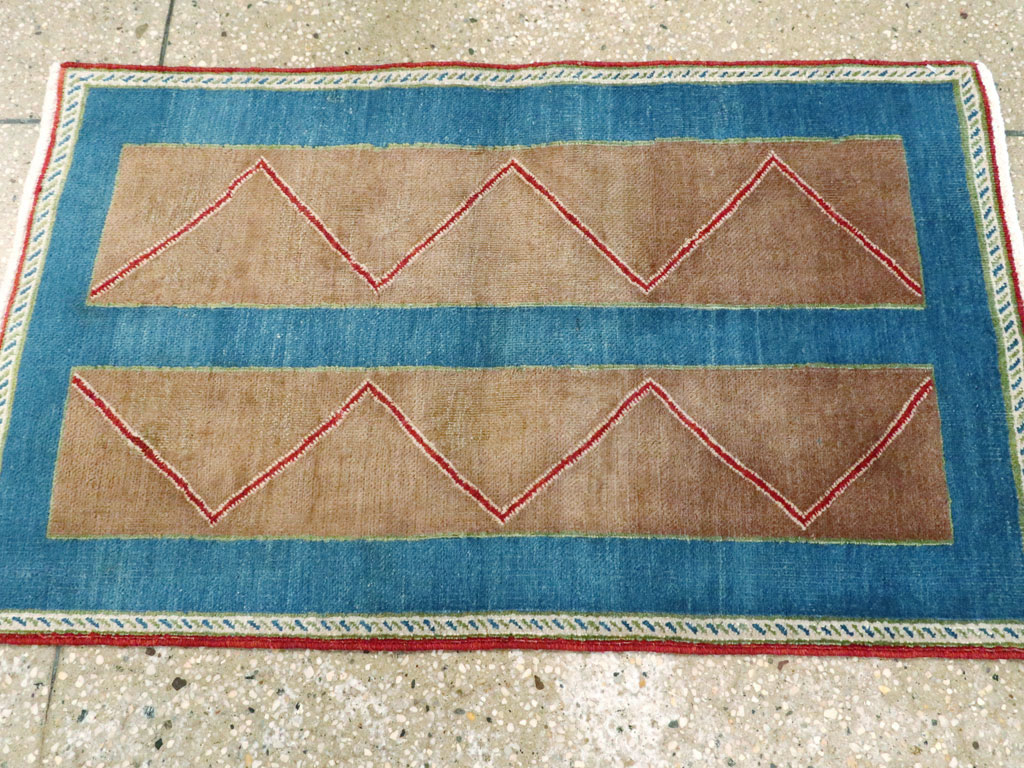 Vintage Persian Hamadan Art Deco Rug, No.23398 - Gss