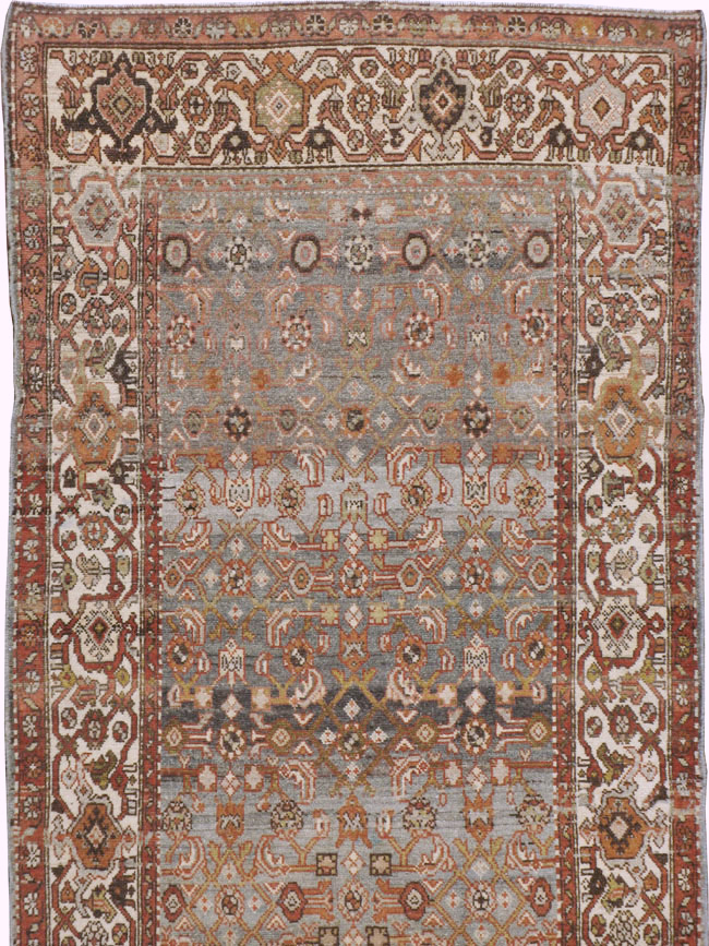 Vintage Persian Malayer Gallery Runner, No.23408 - Gss