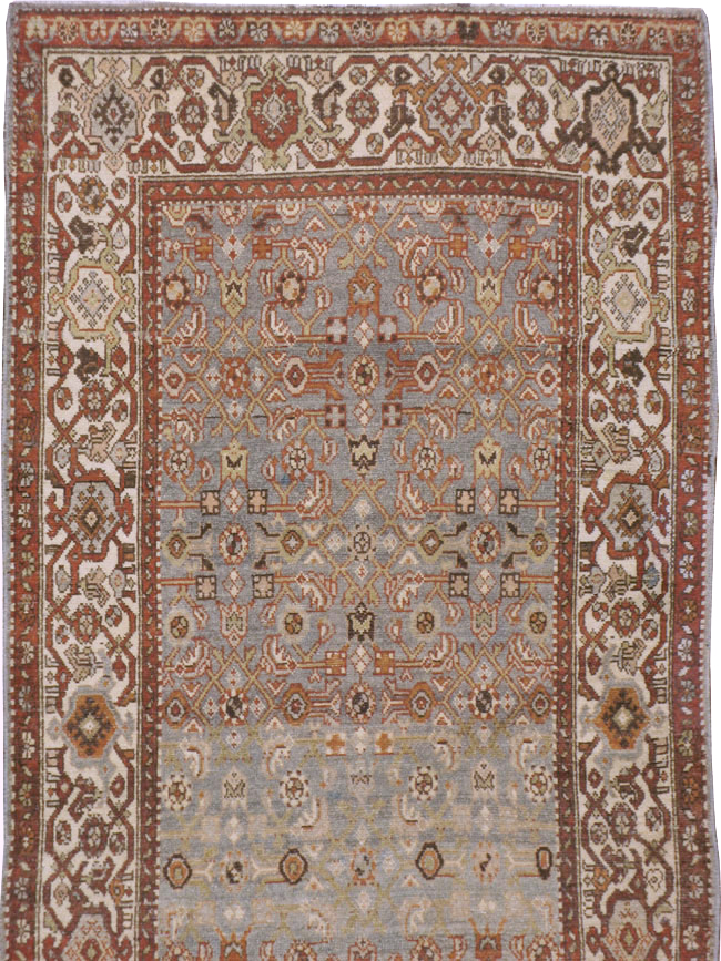 Vintage Persian Malayer Gallery Runner, No.23408 - Gss