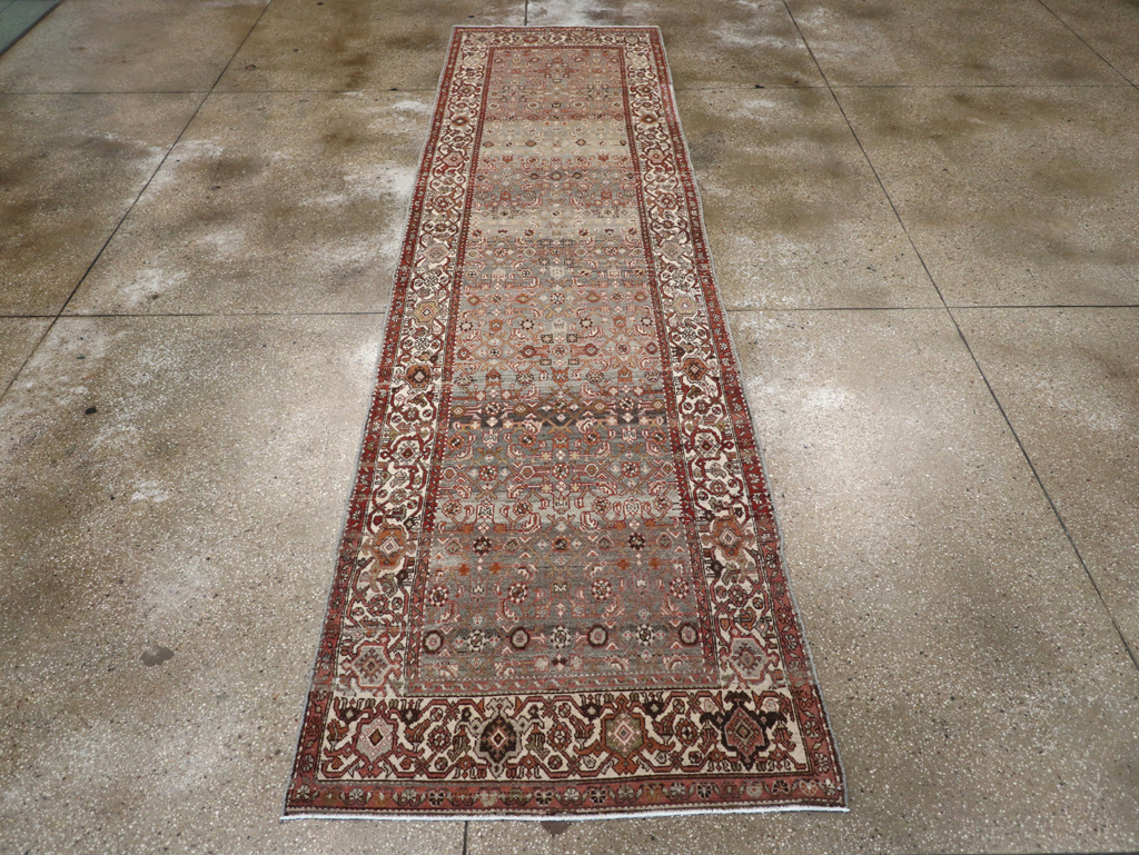 Vintage Persian Malayer Gallery Runner, No.23408 - Gss