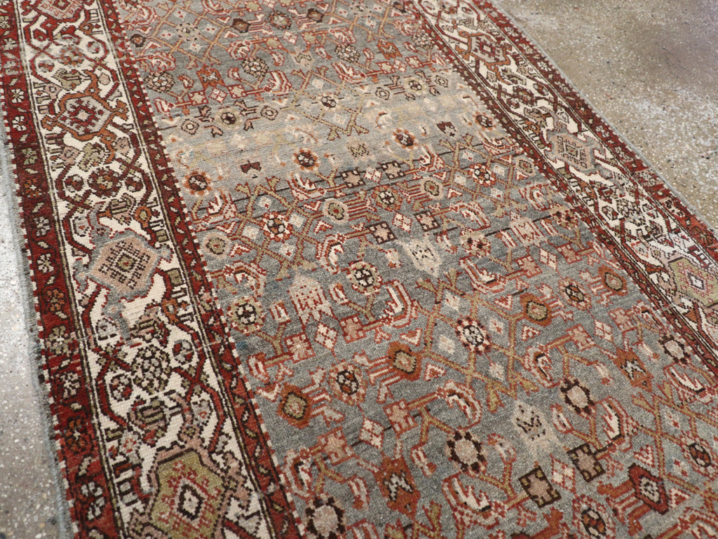 Vintage Persian Malayer Gallery Runner, No.23408 - Gss
