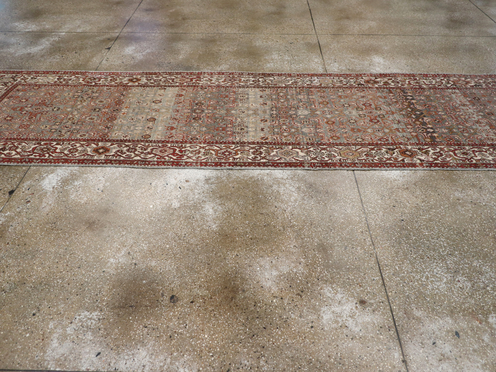 Vintage Persian Malayer Gallery Runner, No.23408 - Gss
