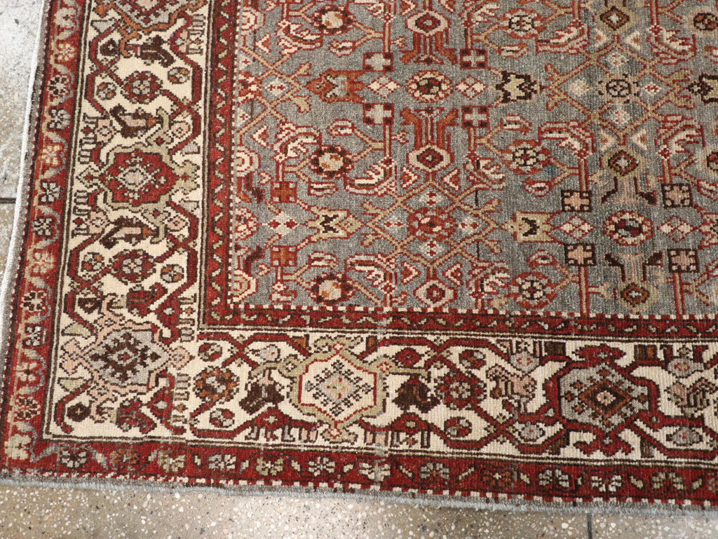 Vintage Persian Malayer Gallery Runner, No.23408 - Gss