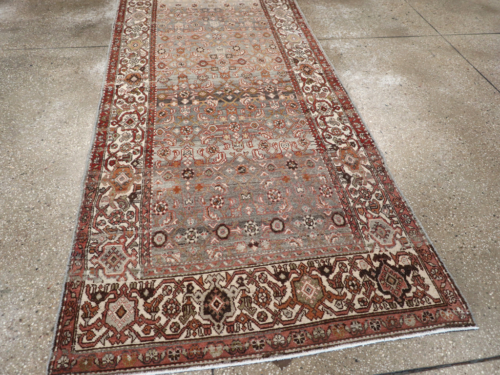 Vintage Persian Malayer Gallery Runner, No.23408 - Gss