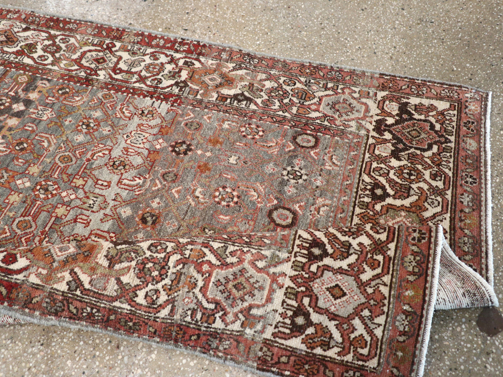 Vintage Persian Malayer Gallery Runner, No.23408 - Gss