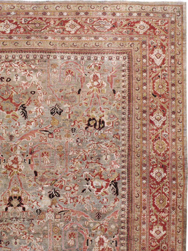 Antique Persian Mahal Carpet, No.23414 - Gss