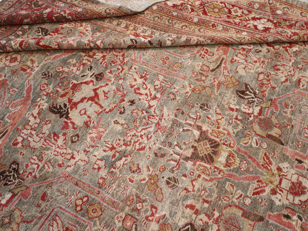 Antique Persian Mahal Carpet, No.23414 - Gss