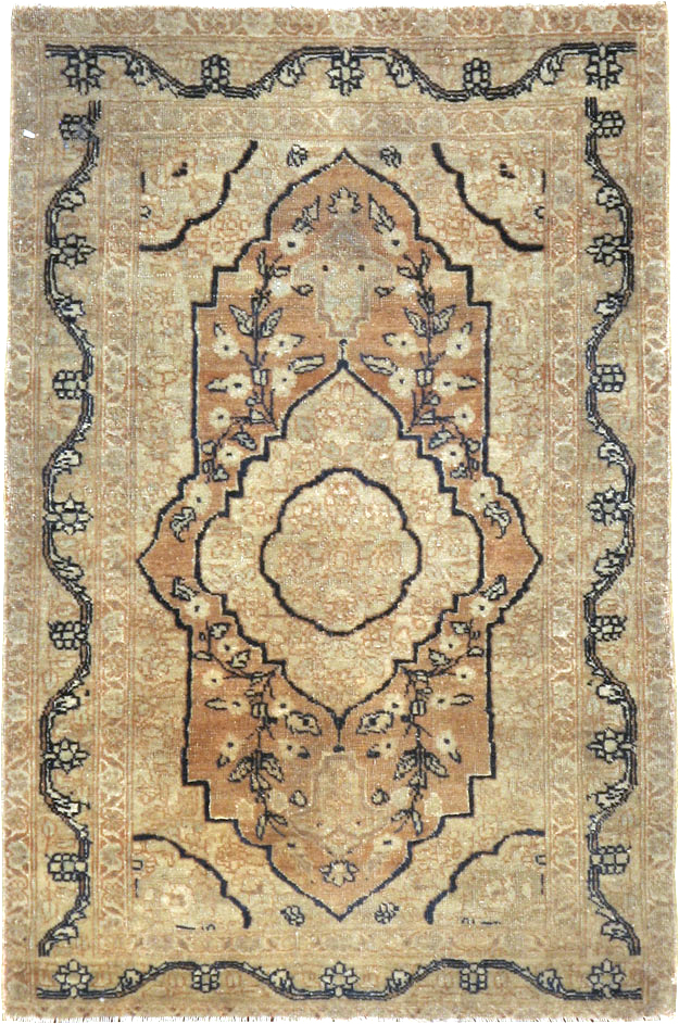 Antique Persian Tabriz Hagi Jalili Rug, No.23416 - Gss
