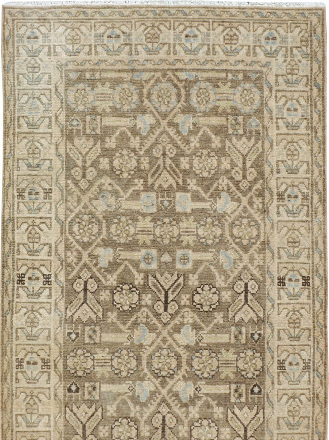 Vintage Persian Malayer Gallery Runner, No.23417 - Gss