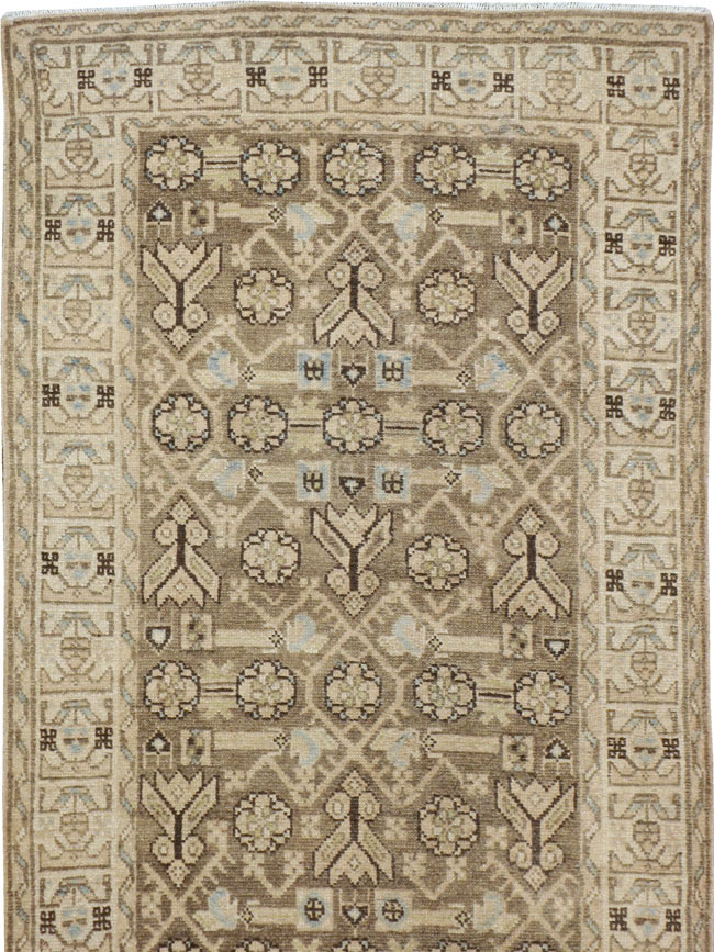 Vintage Persian Malayer Gallery Runner, No.23417 - Gss