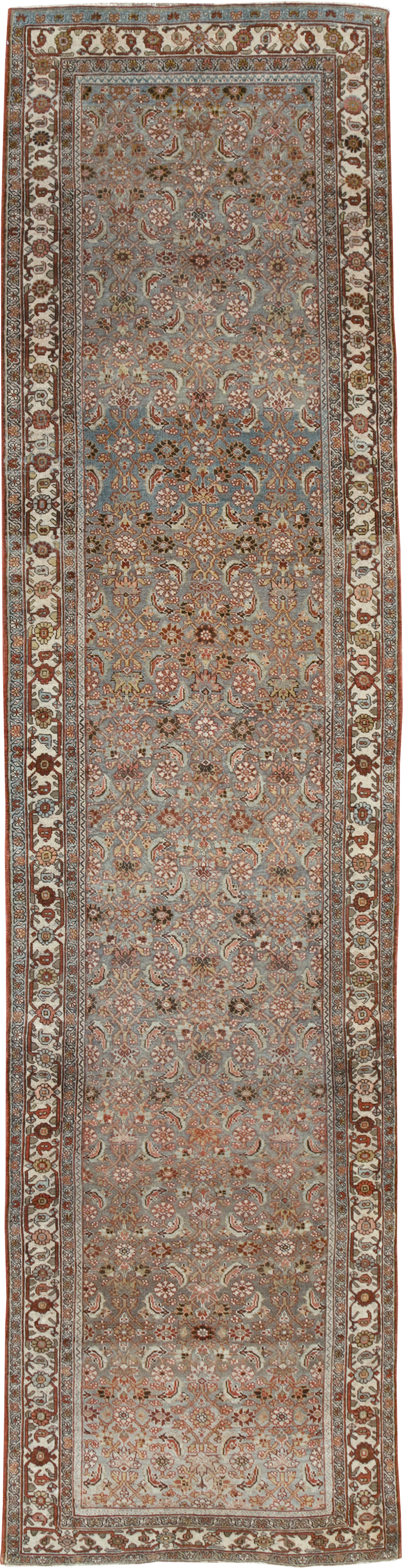 Vintage Persian Malayer Gallery Runner, No.23418 - Gss