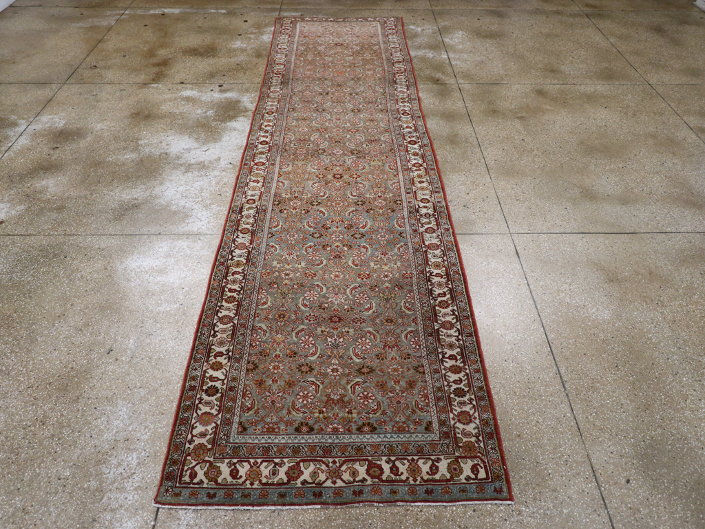 Vintage Persian Malayer Gallery Runner, No.23418 - Gss