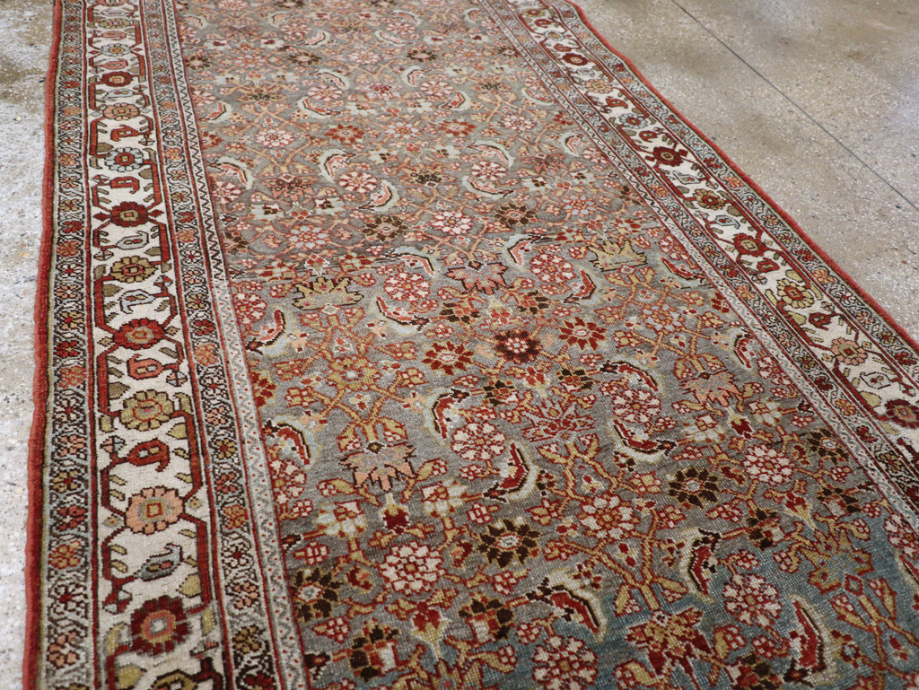 Vintage Persian Malayer Gallery Runner, No.23418 - Gss