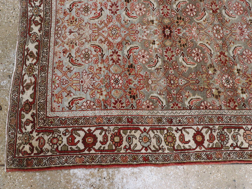 Vintage Persian Malayer Gallery Runner, No.23418 - Gss