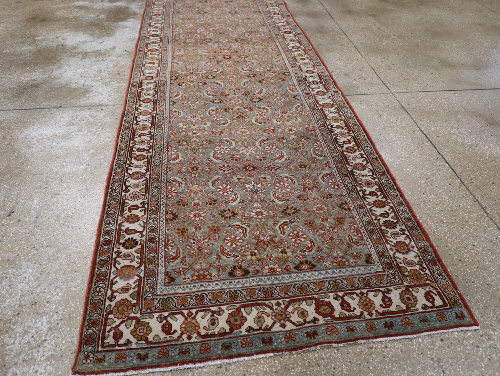 Vintage Persian Malayer Gallery Runner, No.23418 - Gss