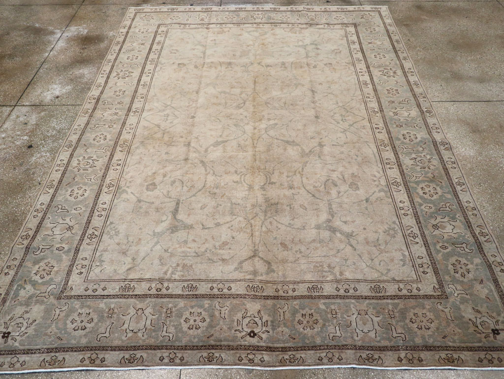 Antique Persian Tabriz Carpet, No.23422 - Gss