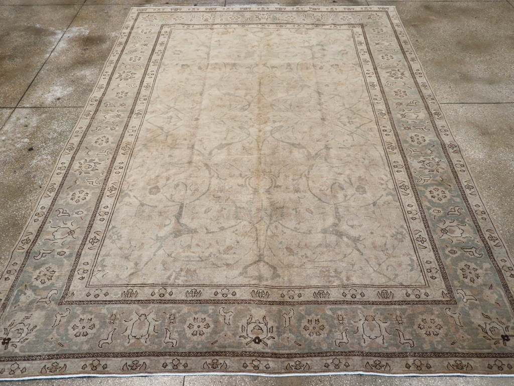 Antique Persian Tabriz Carpet, No.23422 - Gss