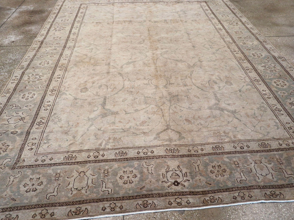Antique Persian Tabriz Carpet, No.23422 - Gss