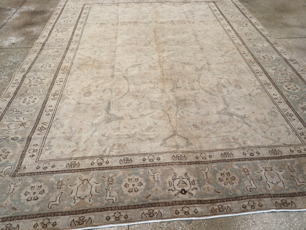 Antique Persian Tabriz Carpet, No.23422 - Gss
