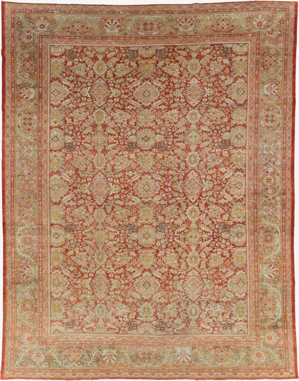 Antique Persian Mahal Carpet, No.23424 - Gss