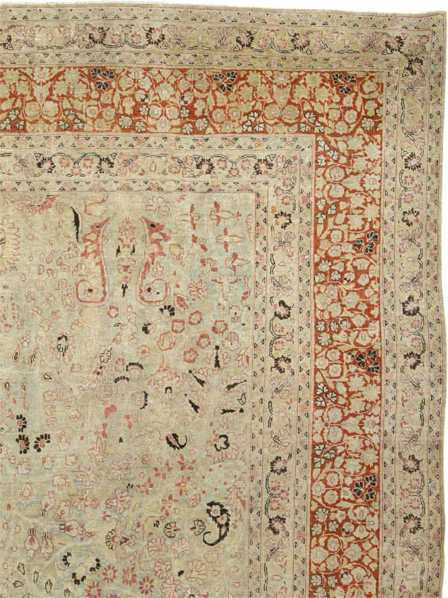Antique Persian Mashad Carpet, No.23426 - Gss