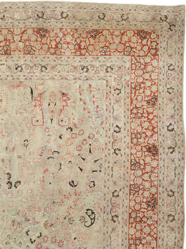 Antique Persian Mashad Carpet, No.23426 - Gss