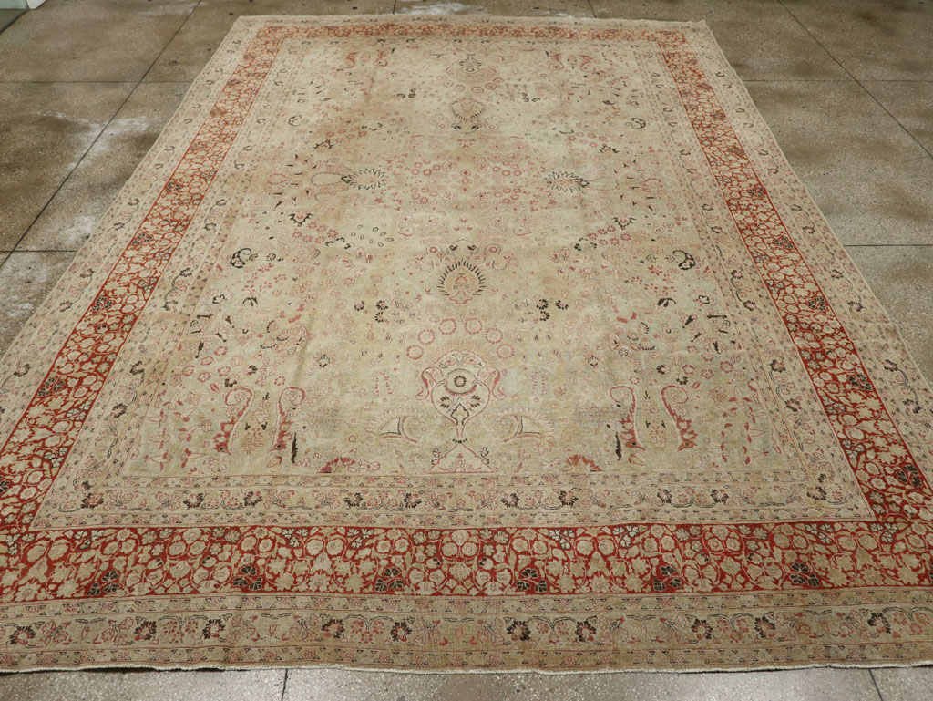 Antique Persian Mashad Carpet, No.23426 - Gss