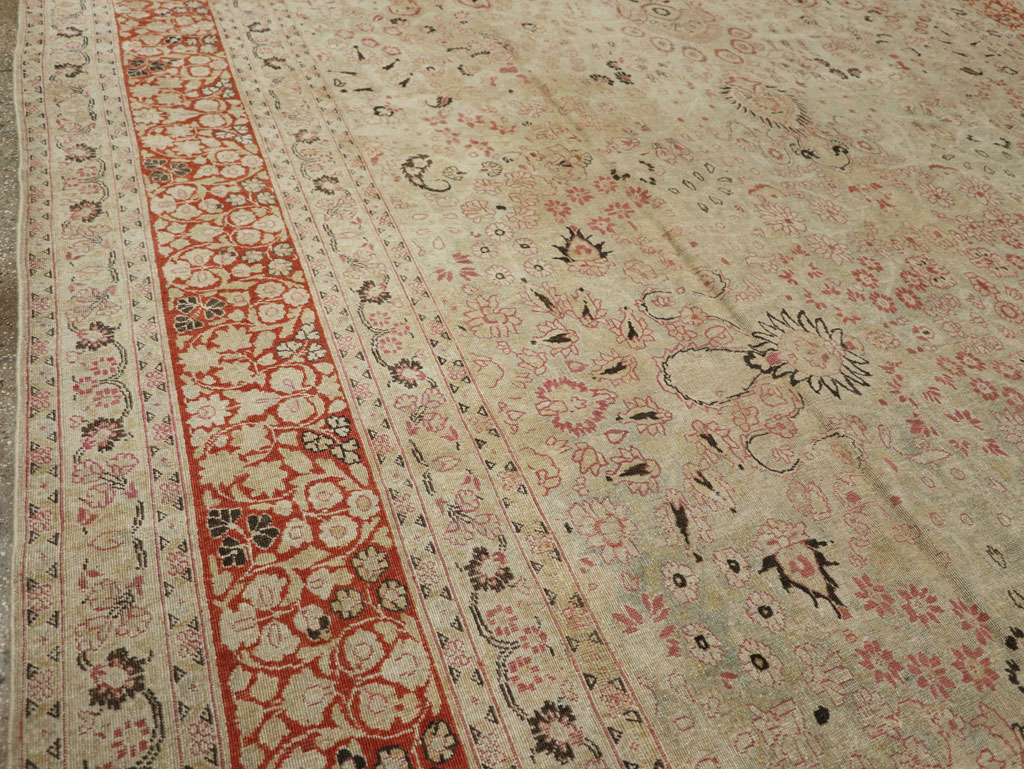 Antique Persian Mashad Carpet, No.23426 - Gss