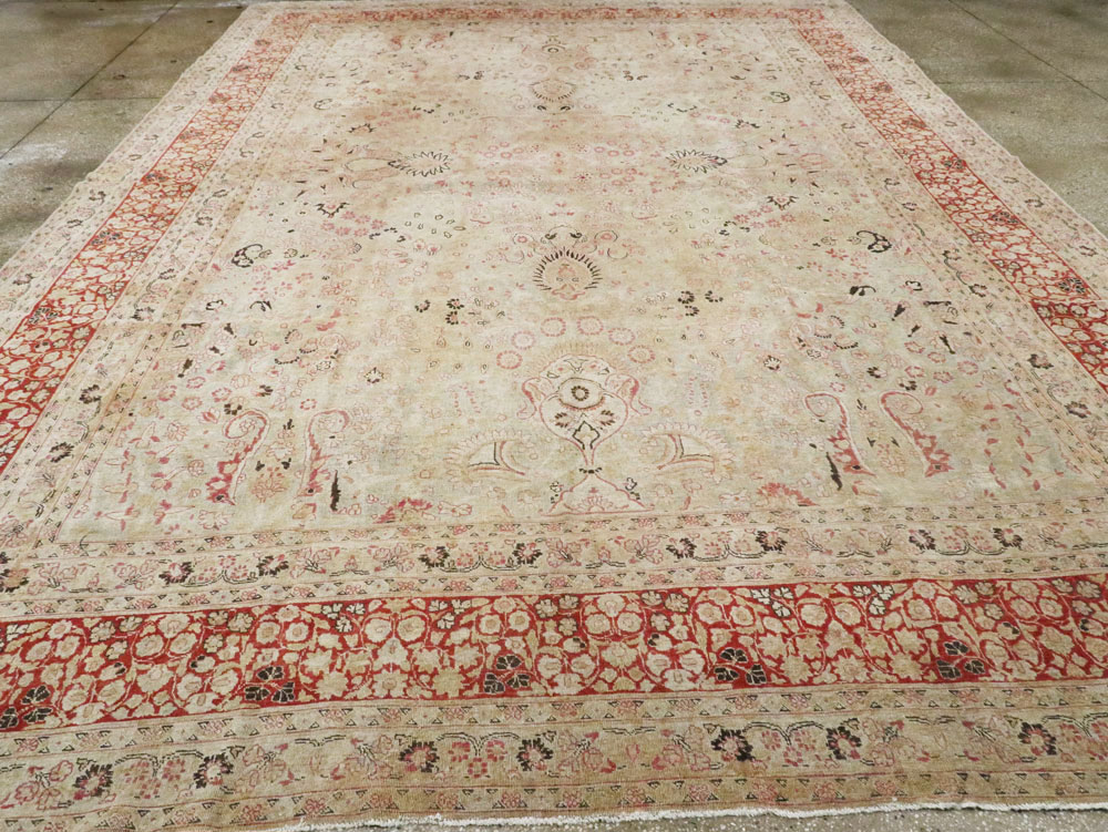 Antique Persian Mashad Carpet, No.23426 - Gss