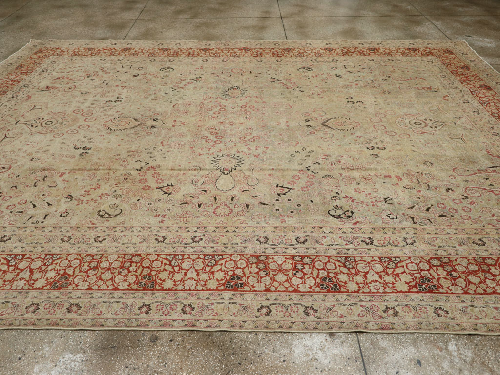 Antique Persian Mashad Carpet, No.23426 - Gss