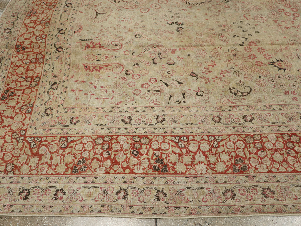 Antique Persian Mashad Carpet, No.23426 - Gss