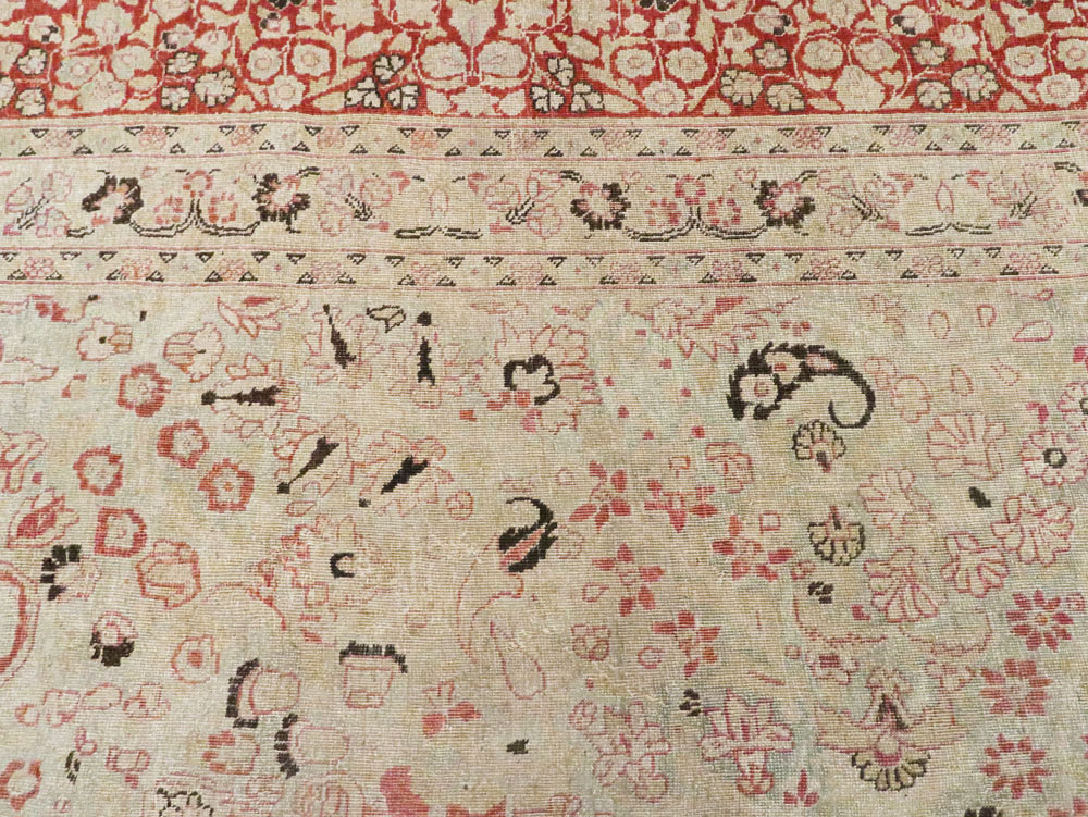 Antique Persian Mashad Carpet, No.23426 - Gss